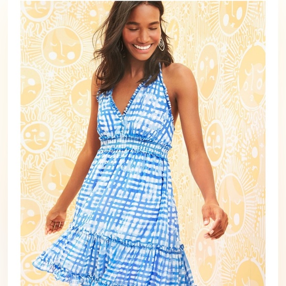 Lilly Pulitzer Dresses & Skirts - Lilly Pulitzer Cailee Halter Dress sz S